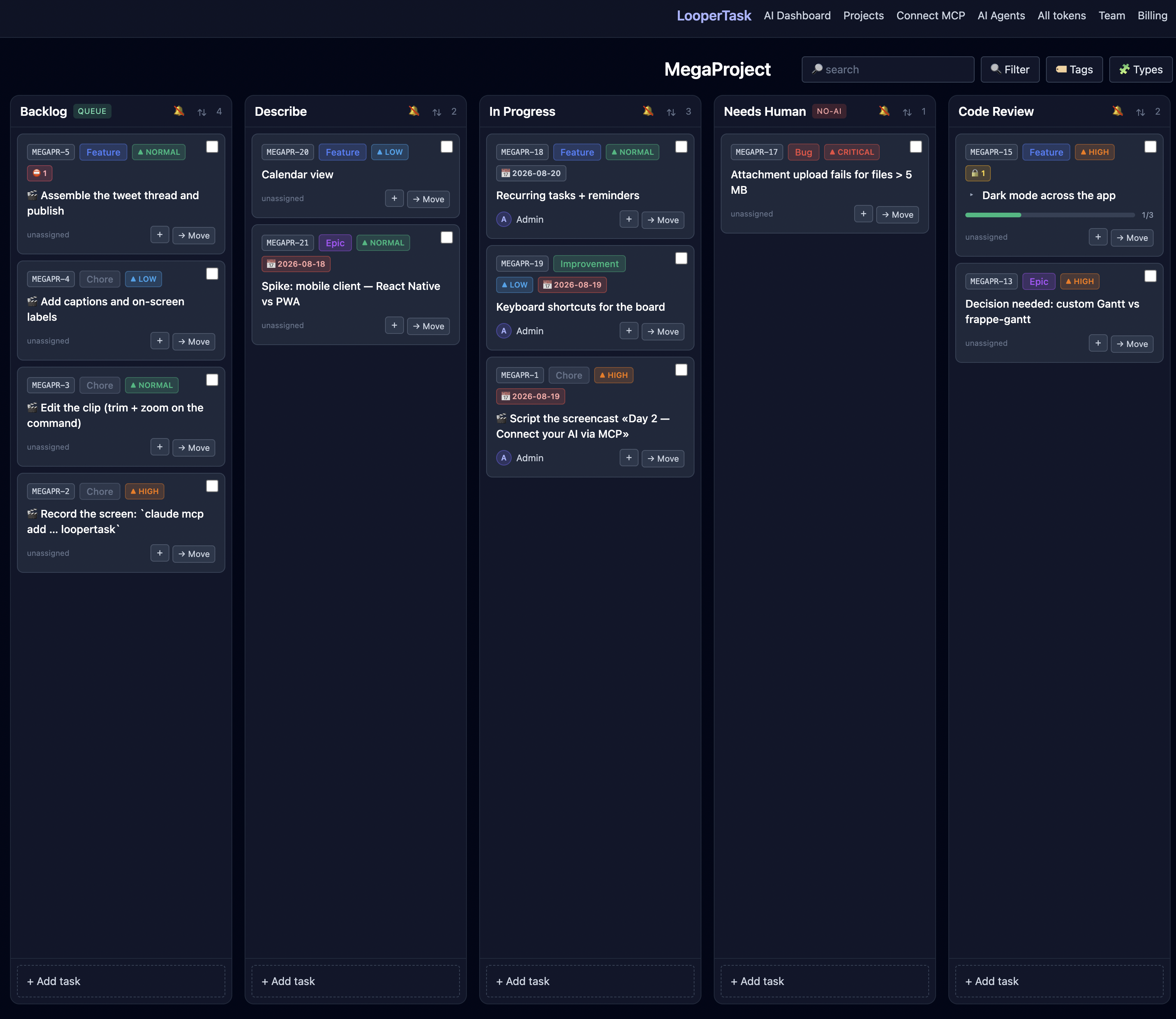 LooperTask screenshot 1