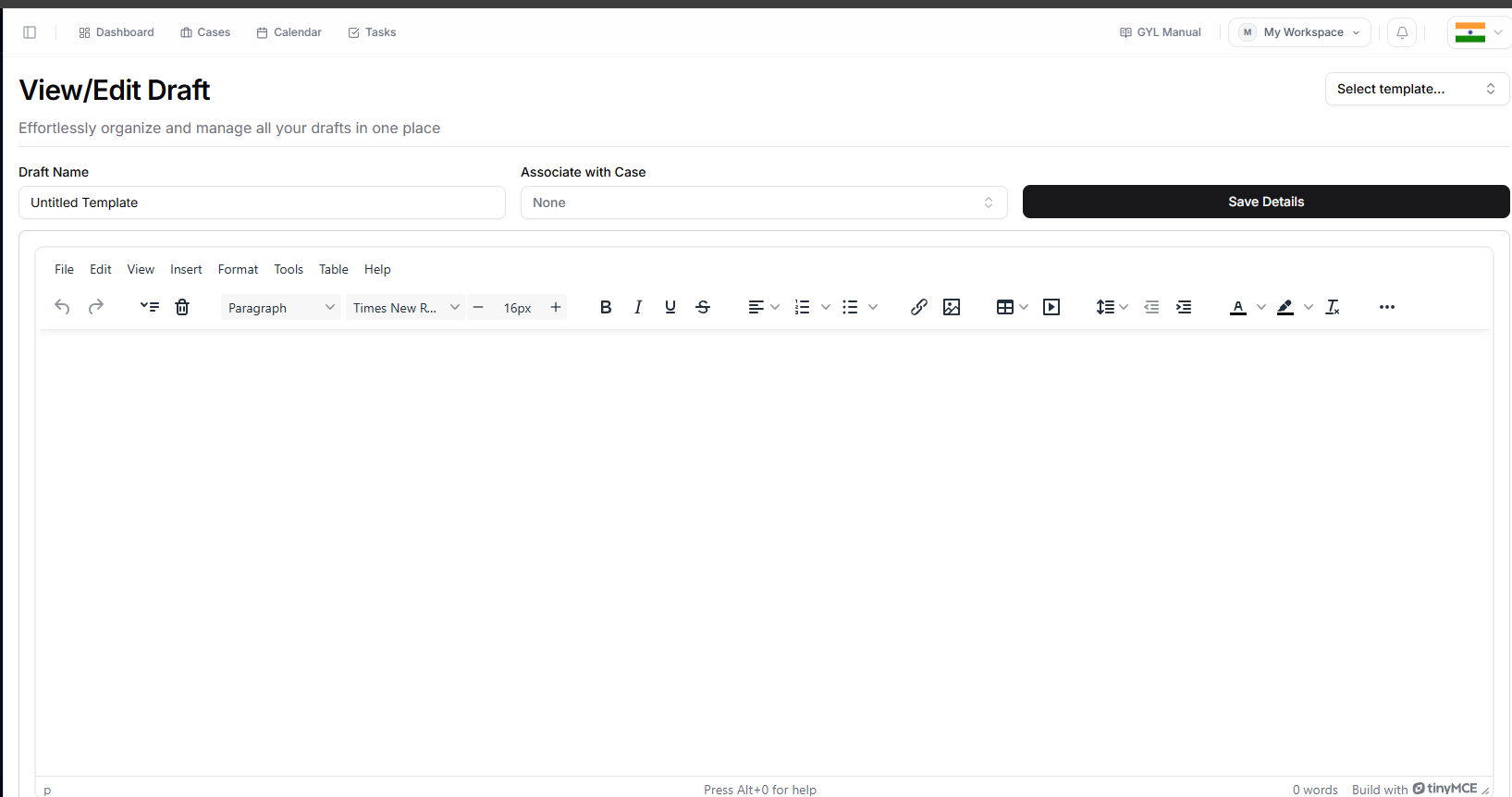 GYL's AI Powered Dashboard screenshot 1
