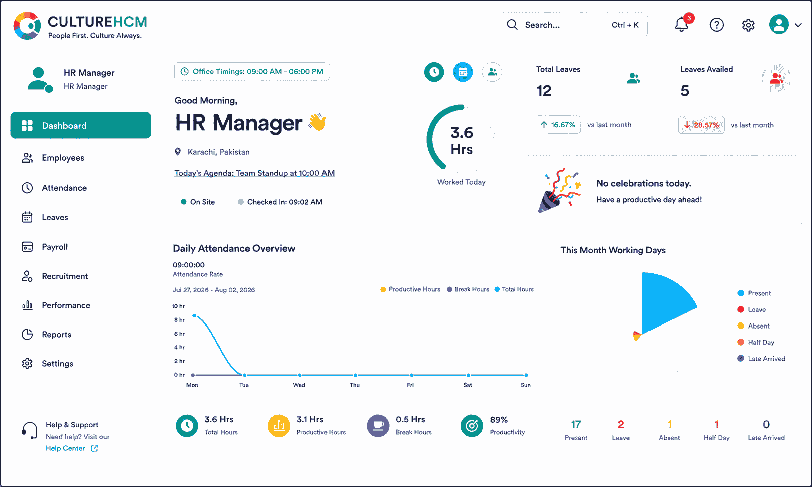 CultureHCM screenshot 1
